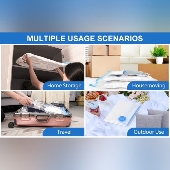 Vacuum Storage Bags 12 Pack Space Saver Vacuum Storage Bags - Picture 16 of 16